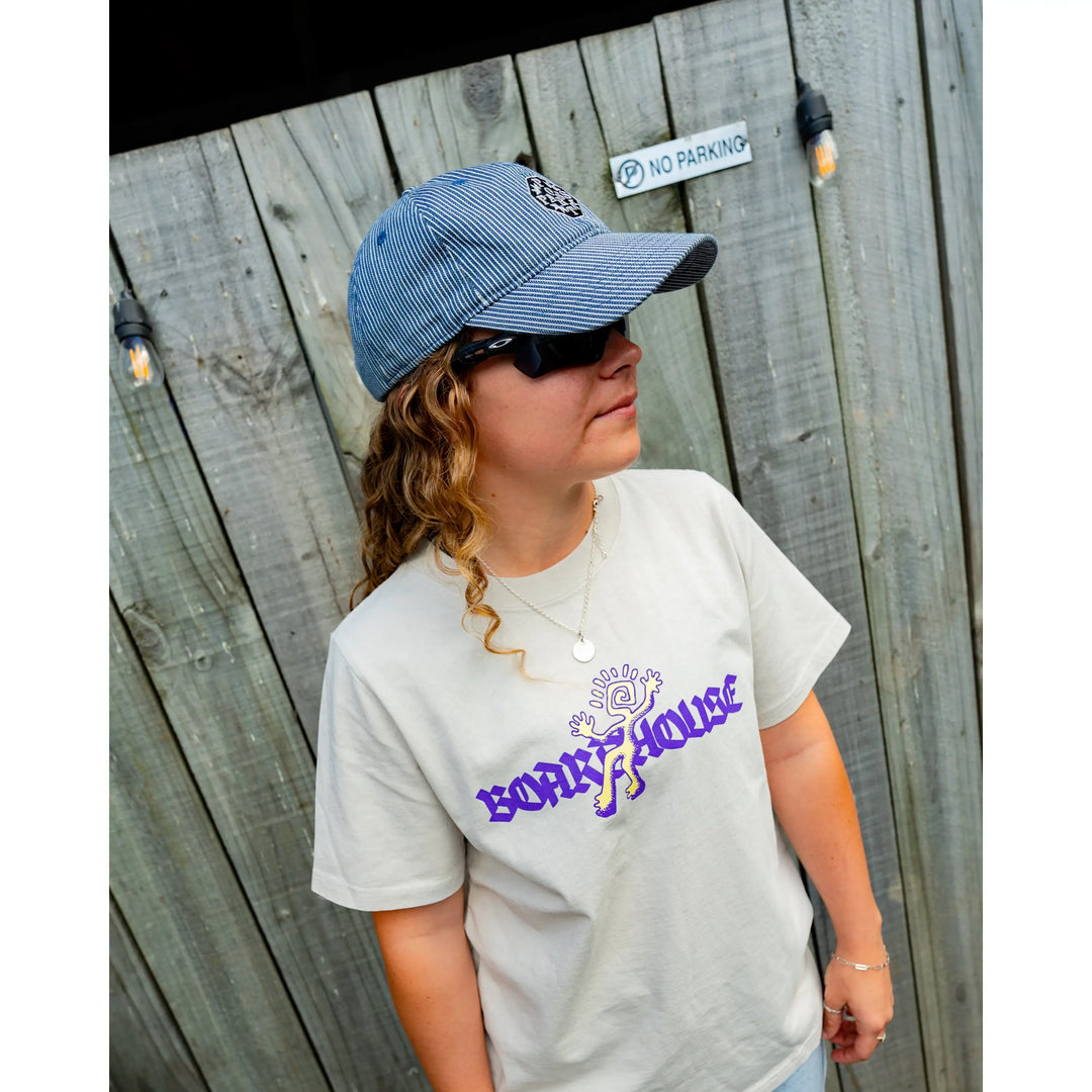 Boardhouse Stick Man Womens T-Shirt - Off White / XS