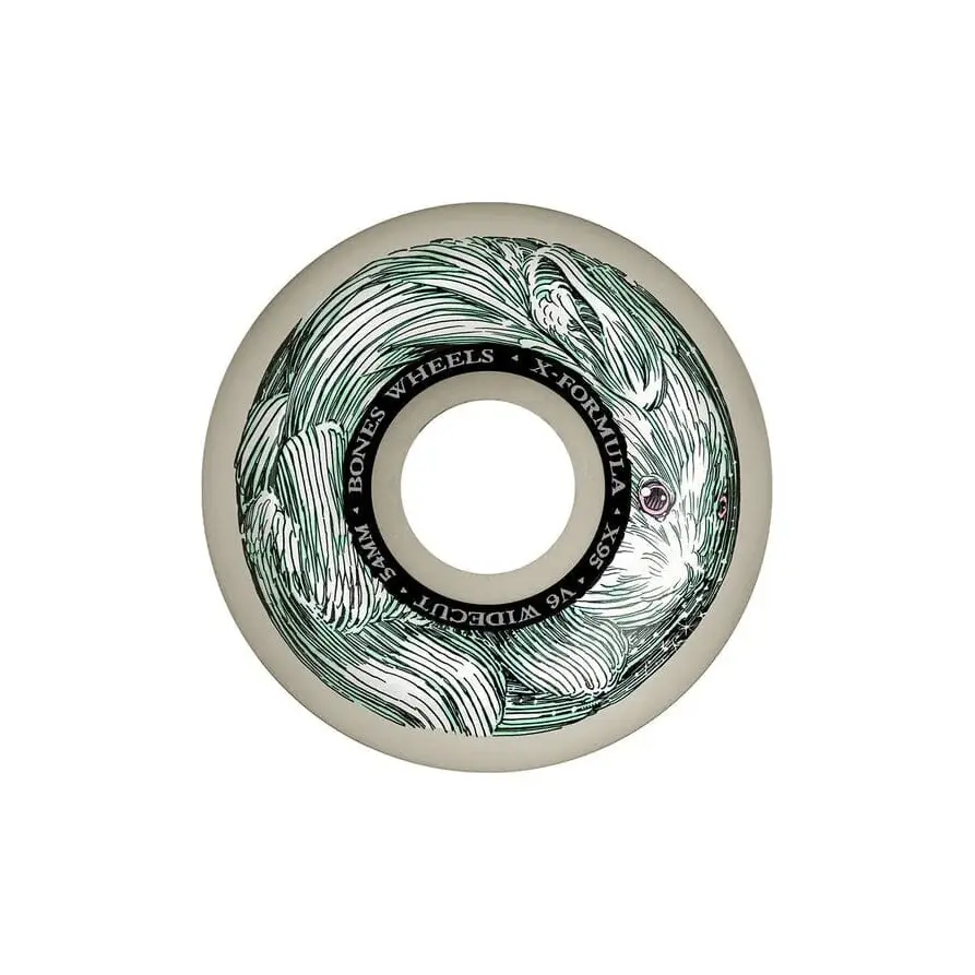 Bones X-Formula Money Bunny V6 Wide-Cut 95A Skate Wheels 