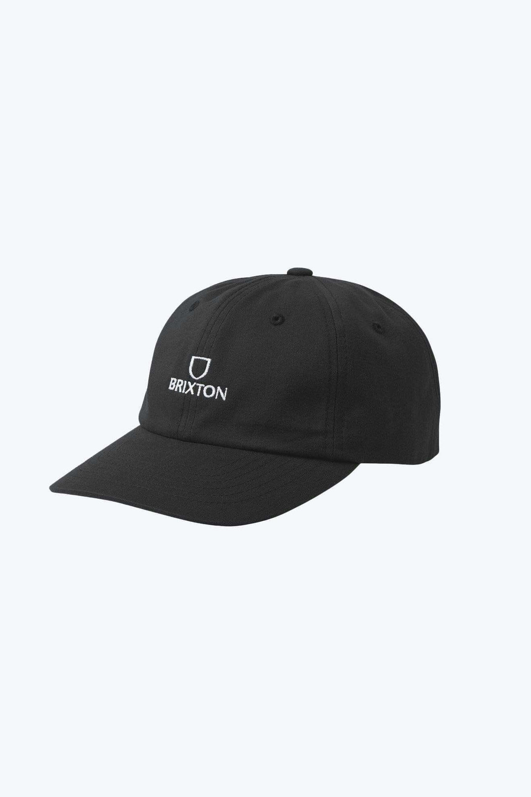 Brixton Alpha NetPlus Adjustable Cap Black / White Rinse 
