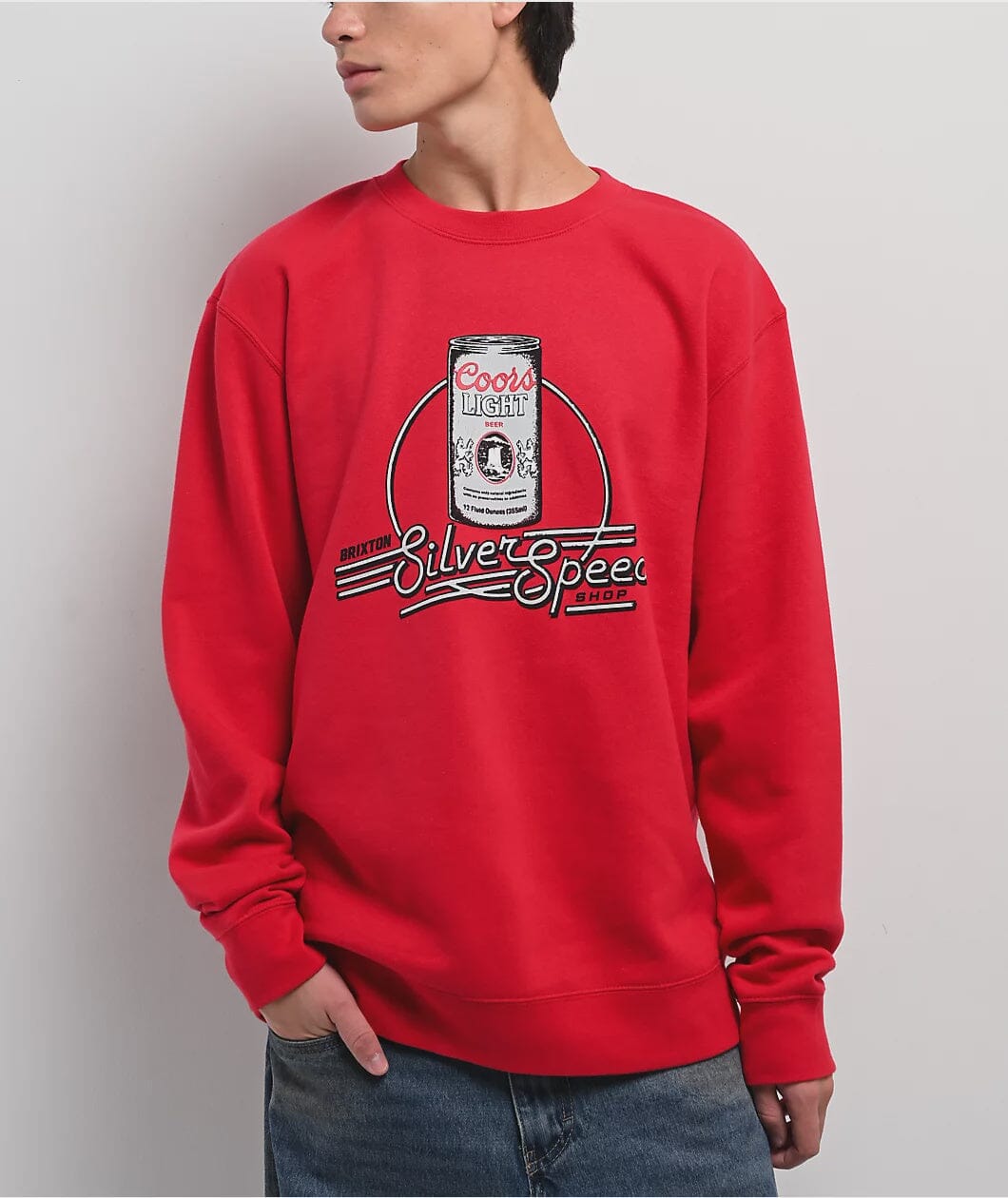 Brixton Coors Light Caster Crew Fleece 