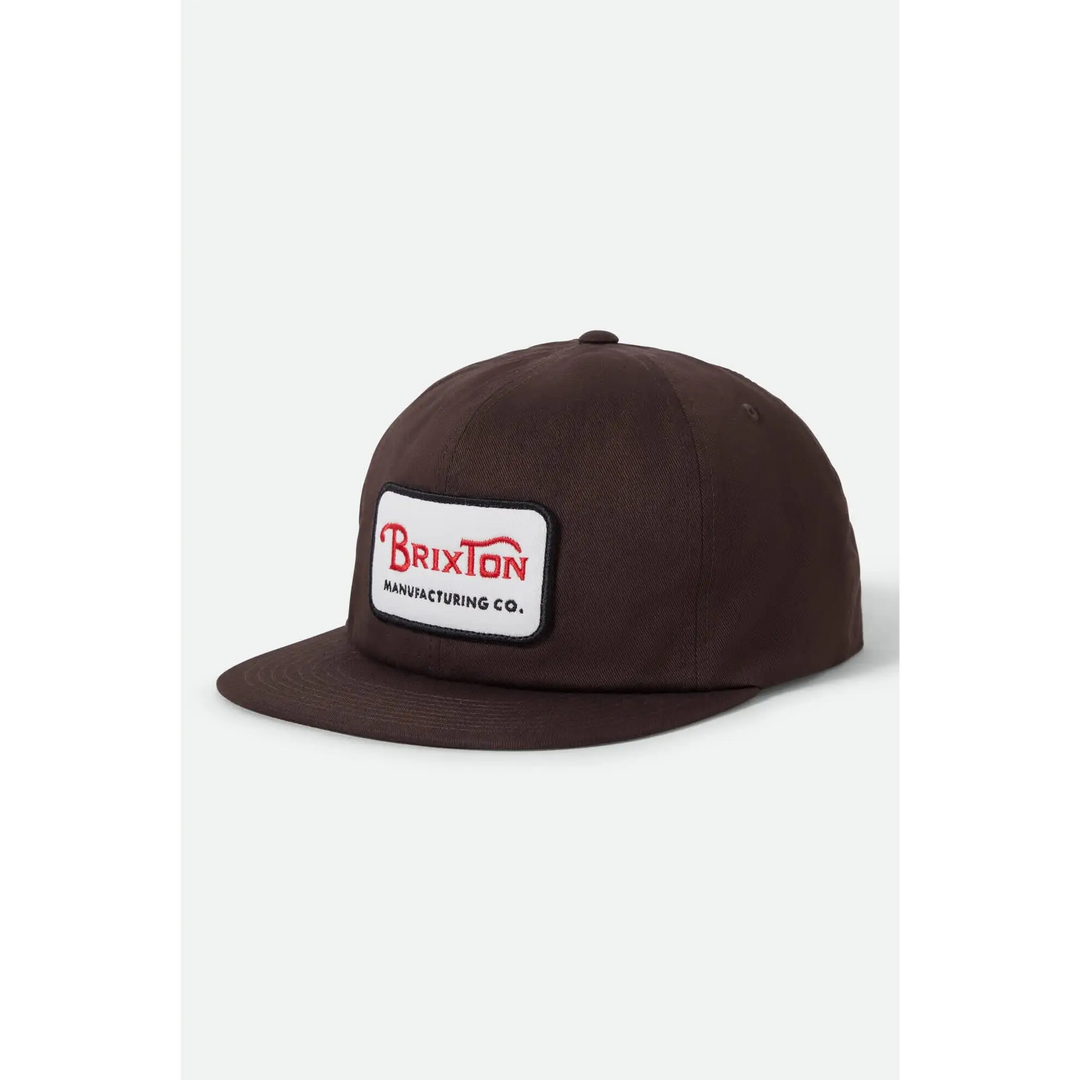 Brixton Grade Snapback Cap Pinecone Brown 
