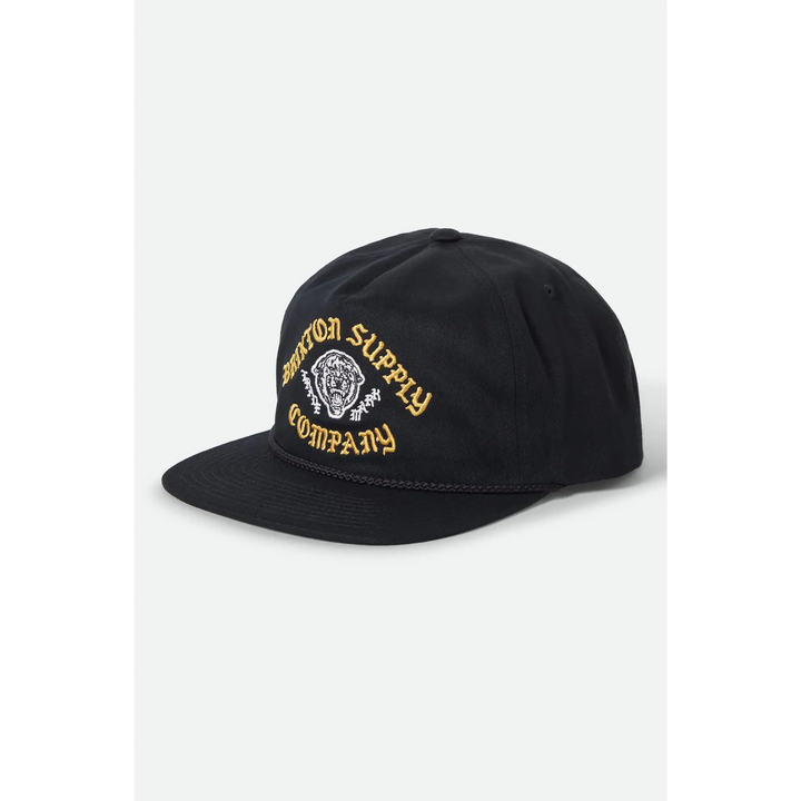 Brixton Morado MP Snapback Cap - Black