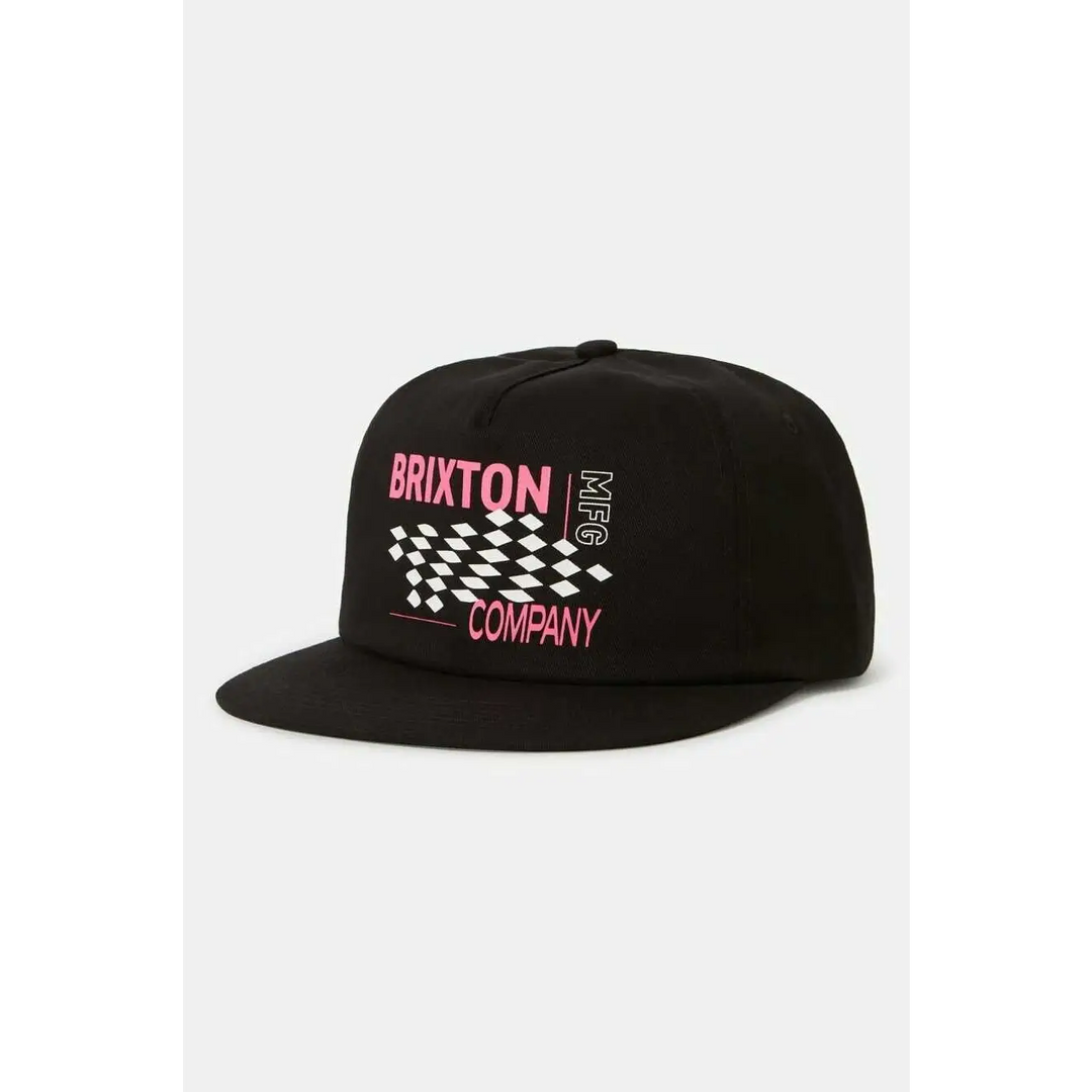 Brixton Neon Finish Line HP Snapback Cap 