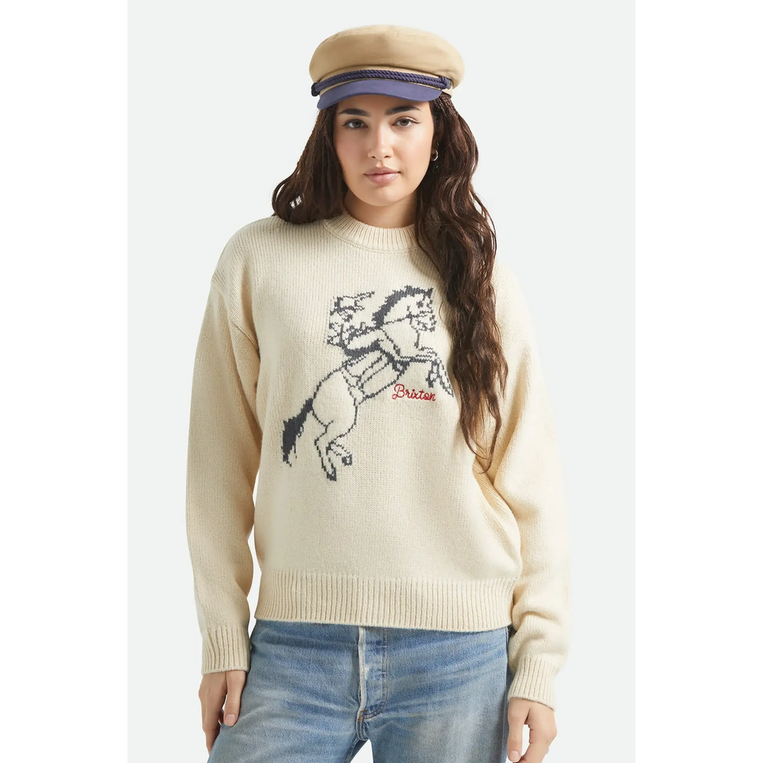 Brixton Ranching Club Crew Sweater - FWKNIT