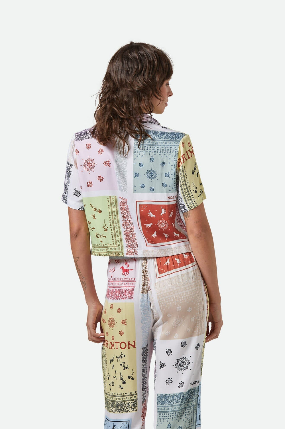 Brixton Silky Bowling Button Down Shirt 