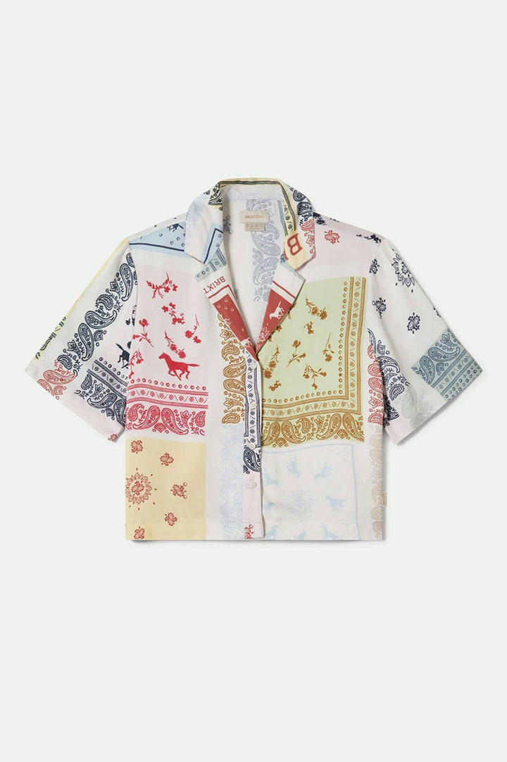 Brixton Silky Bowling Button Down Shirt 