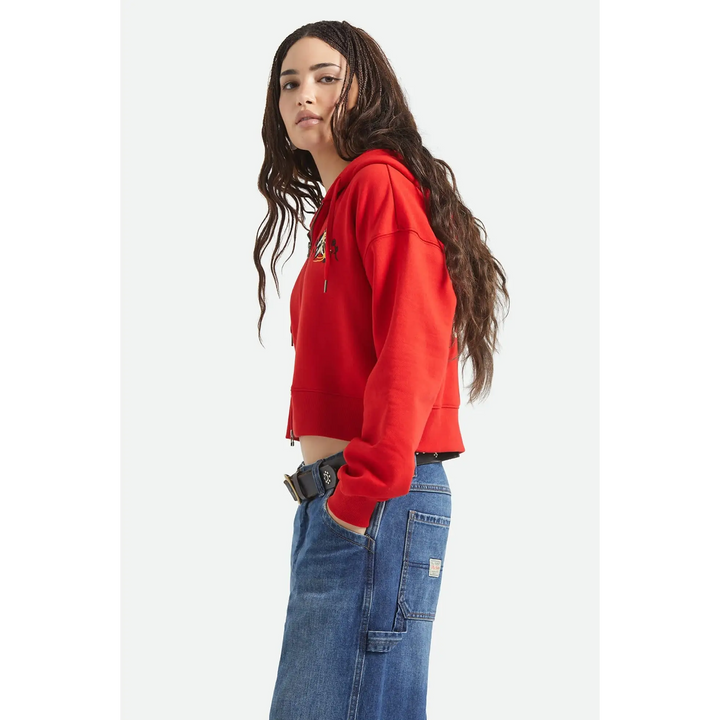 Brixton Trophy Cropped Zip Hood