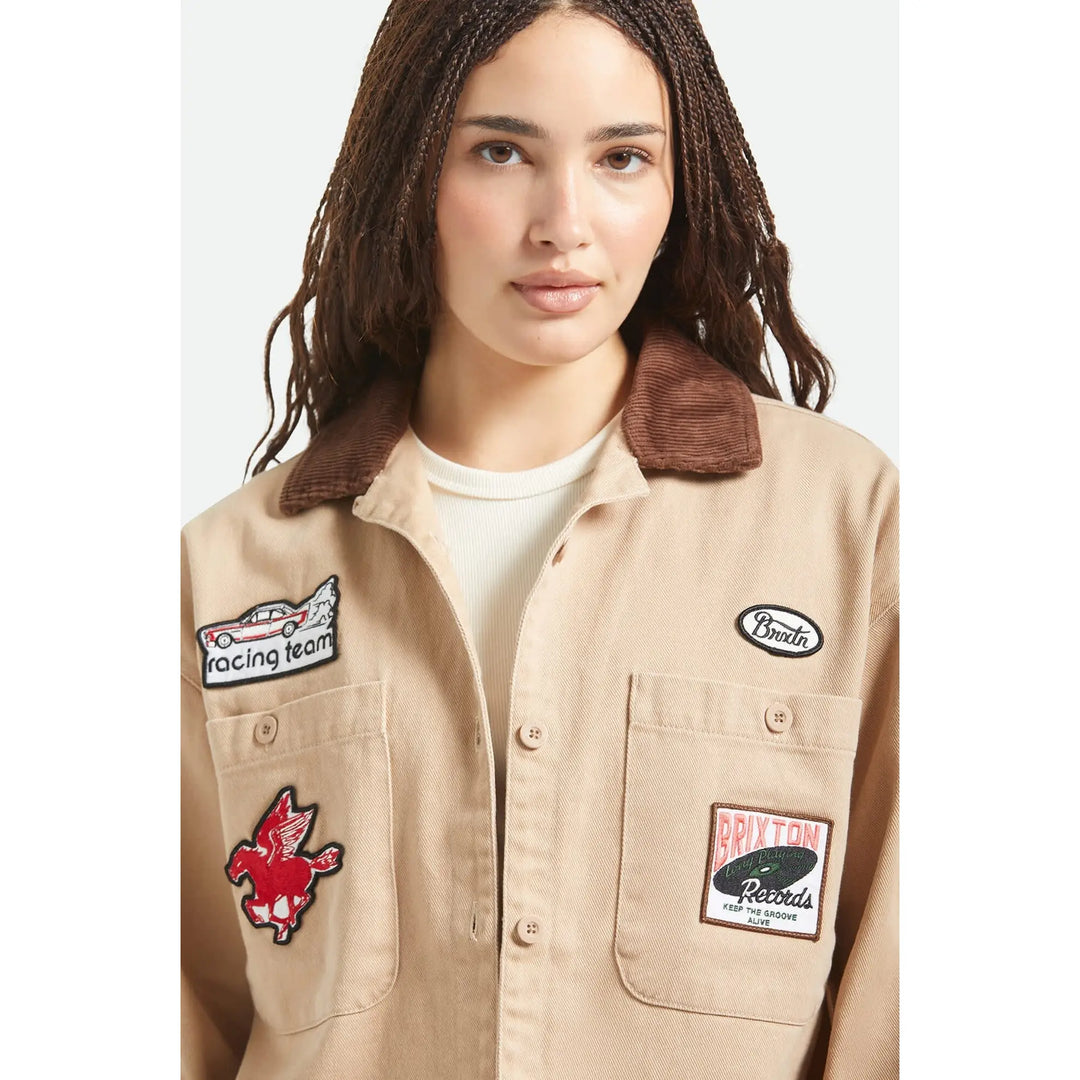 Brixton Utopia Patchwork Overshirt