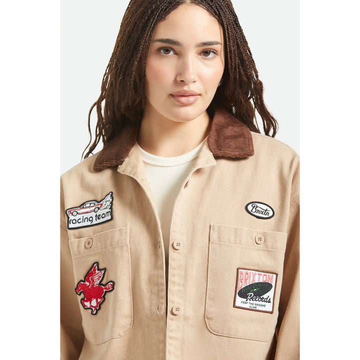 Brixton Utopia Patchwork Overshirt