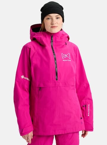 Burton AK Kimmy GORE-TEX 2L Womens Anorak Jacket Very Berry S 