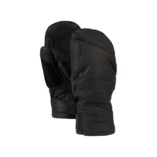 Burton AK Leather Clutch Gore-Tex Mittens True Black S 