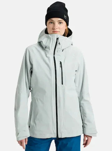 Burton AK Upshift GORE-TEX 2L Womens Jacket Gray Cloud M 