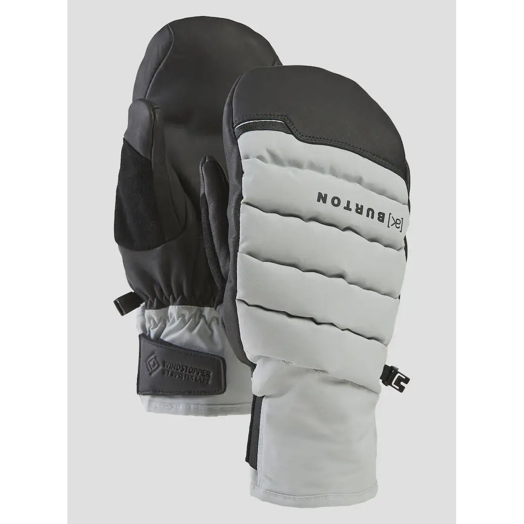 Burton AK Windstopper Oven Mitts - Grey Cloud / XS
