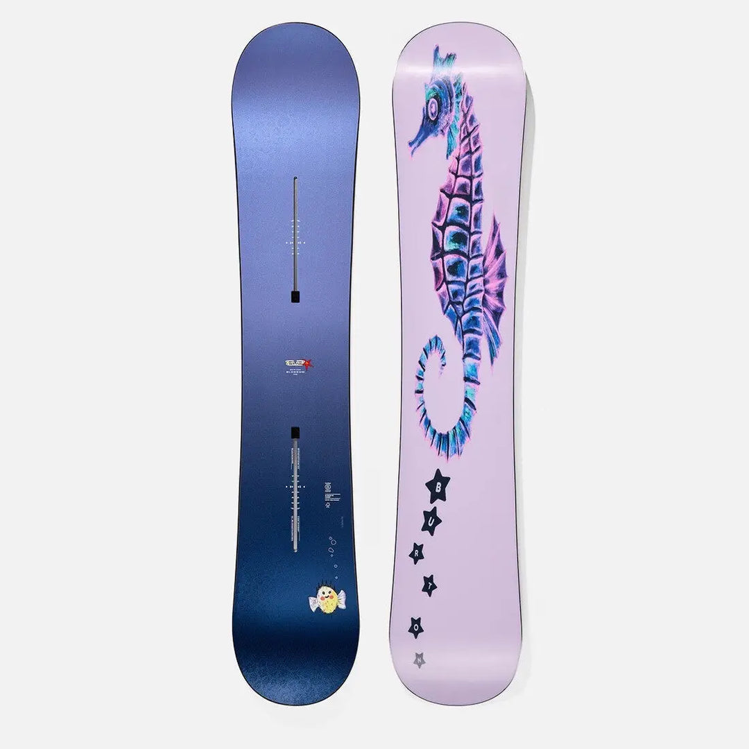 burton girl snowboards with flowers 2027 Burton Blossom Snowboard