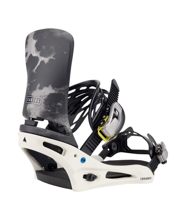 Burton Cartel Re:Flex Snowboard Bindings 2024 White/Graphic M 
