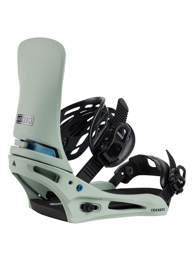 Burton Cartel X Re:Flex Snowboard Bindings Petrol Green M 