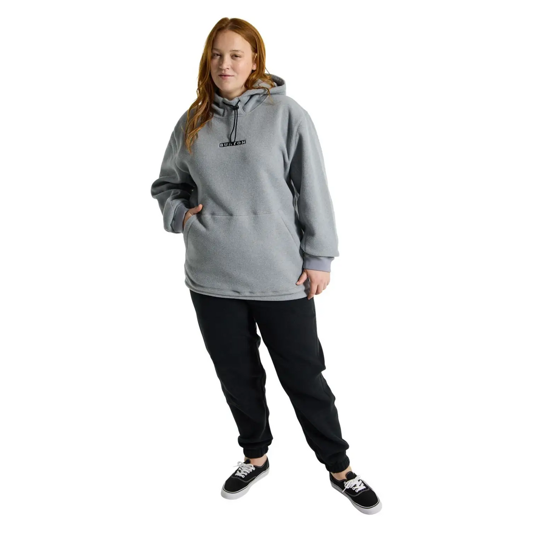 Burton Cinder Hooded Pullover Gray Heather S 