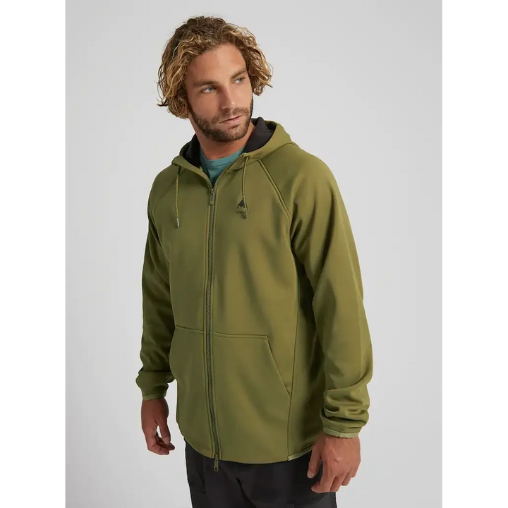 Burton Crown Weatherproof Full-Zip Fleece Martini Olive S 