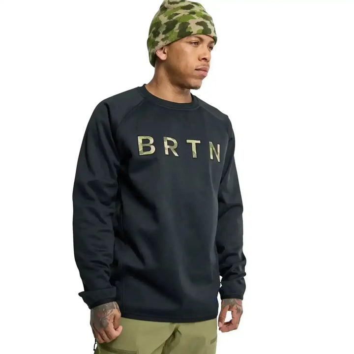 Burton Crown Weatherproof Performance Fleece Pullover True Black S 