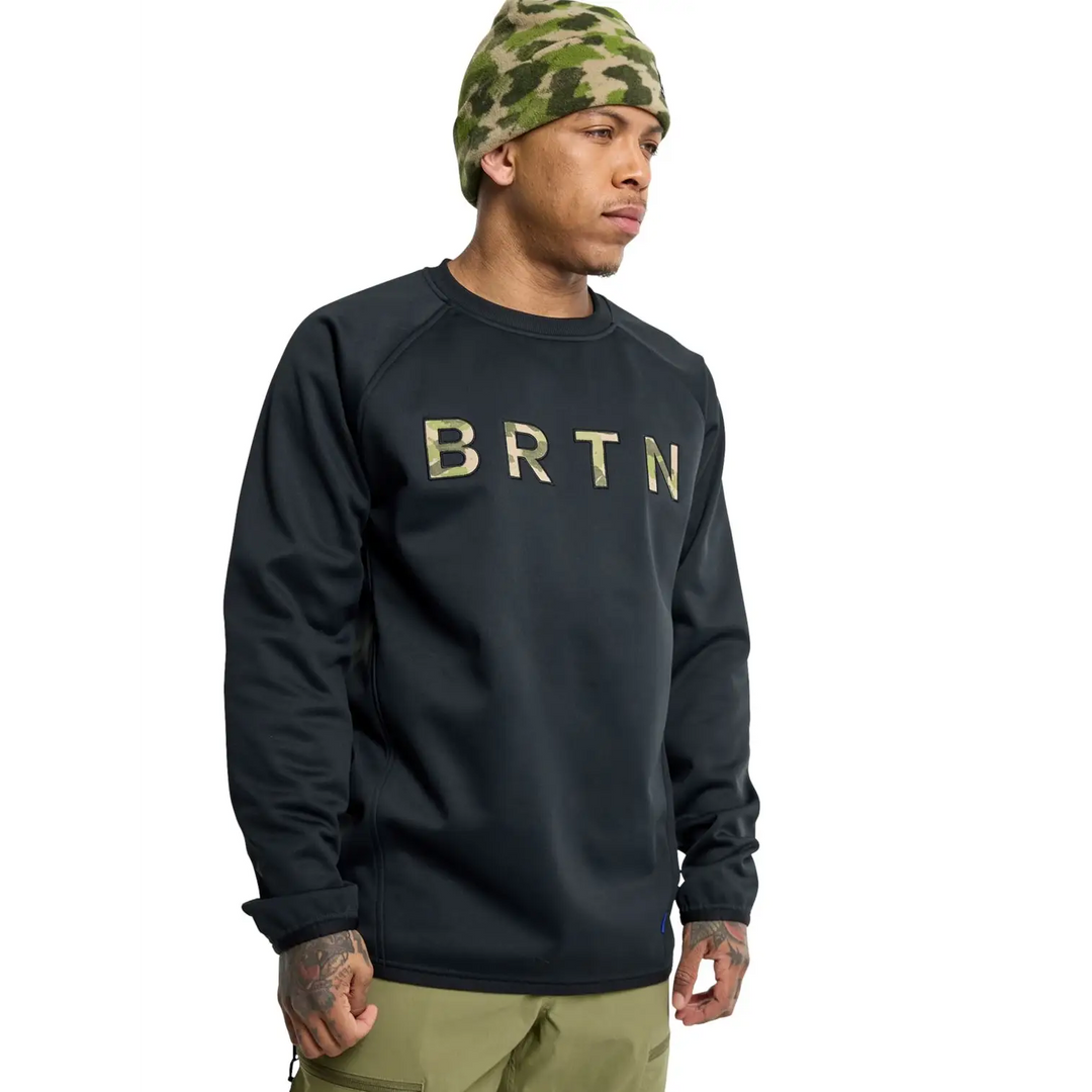 Burton Crown Weatherproof Performance Fleece Pullover True Black S 