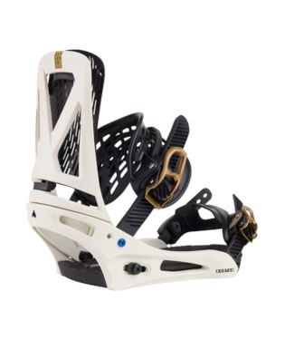 Burton Genesis Re:Flex Snowboard Bindings 2024 White/Gold M 