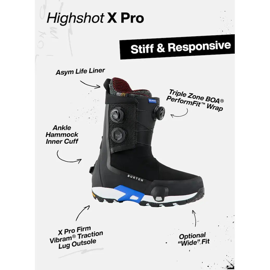 Burton Highshot x Pro Step On Snowboard Boots