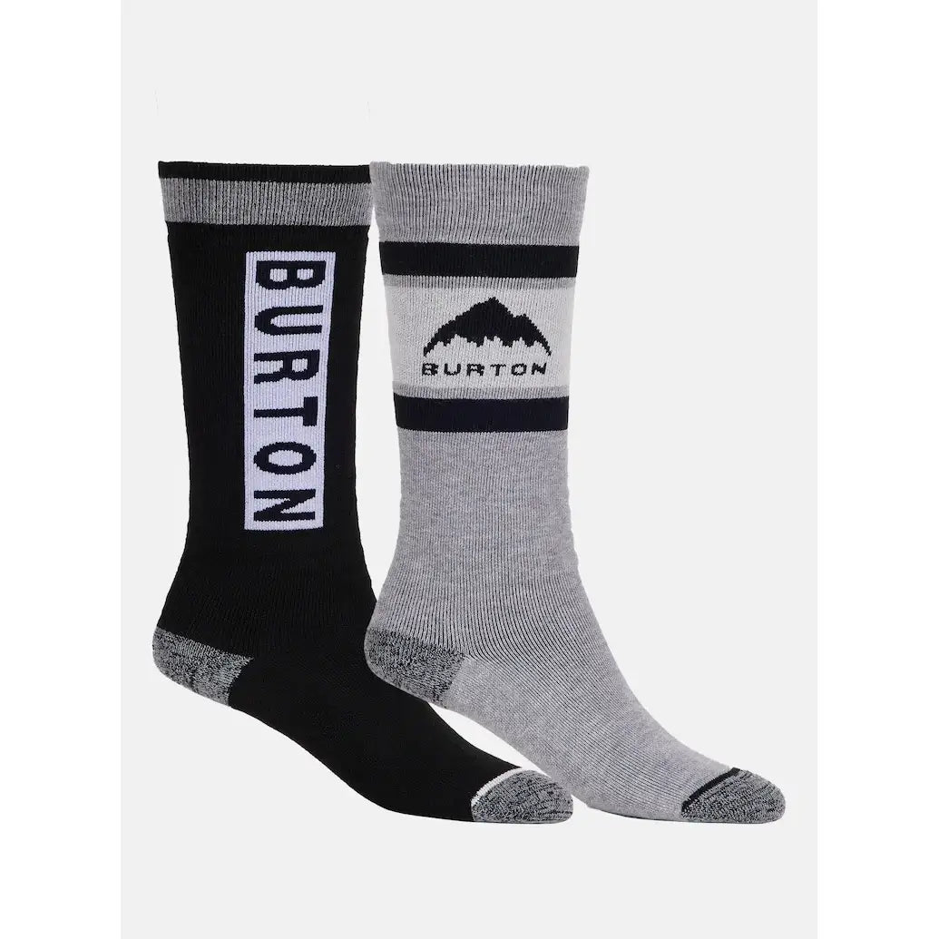 Burton Kids Weekend Midweight 2 Pack Socks - True Black / XS / S