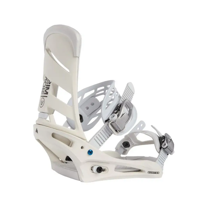 Burton Mission Re:Flex Snowboard Bindings 2024 Stout White M 