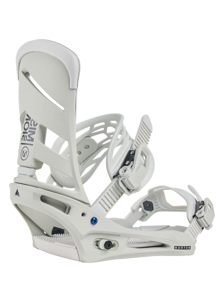 Burton Mission Re:Flex Snowboard Bindings Grey Cloud M 