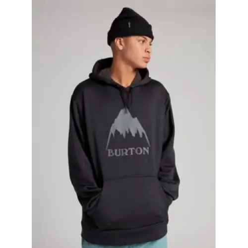 Burton Oak Pullover Fleece True Black Heather L 