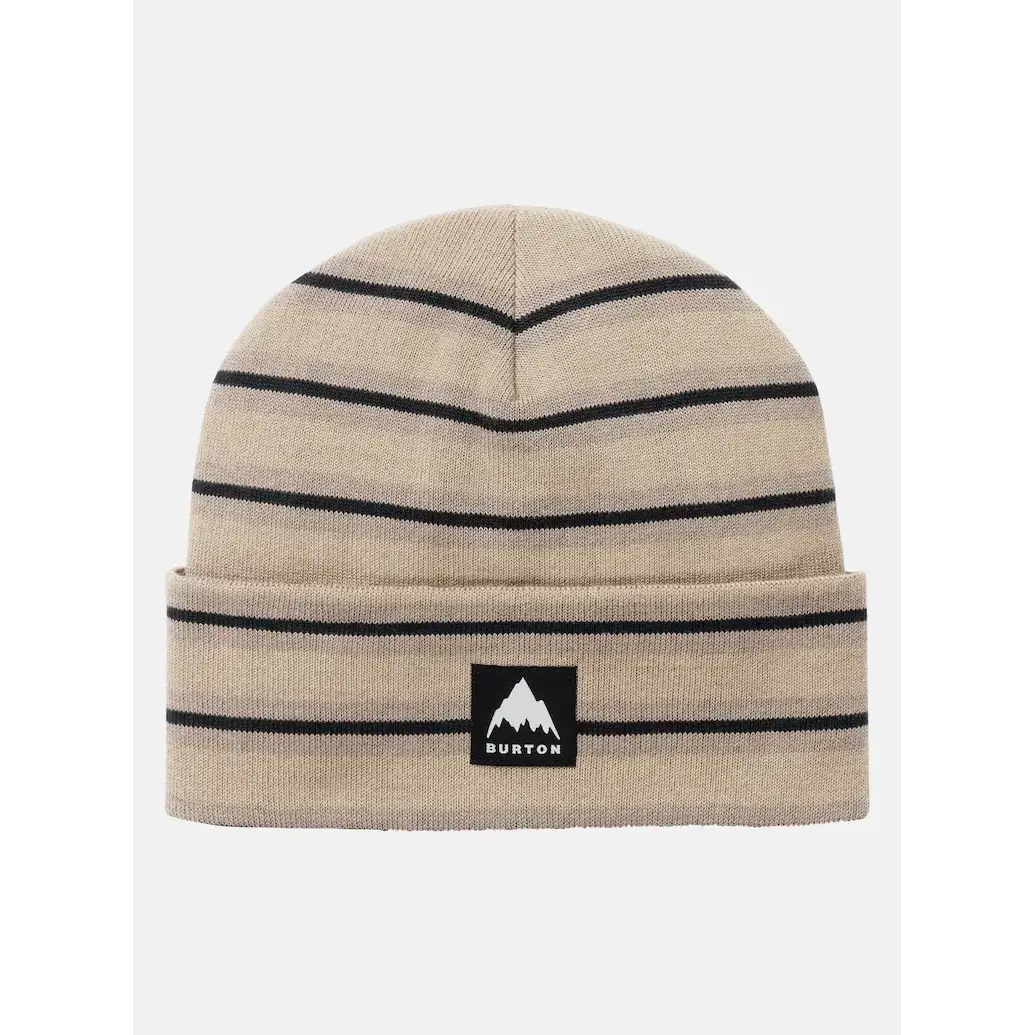 Burton Recycled Kactusbunch Tall Beanie - Summit Taupe Stripes