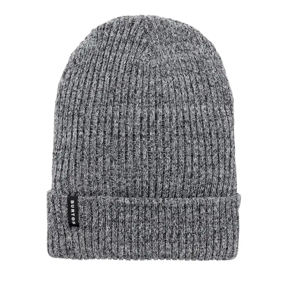 Burton Recycled Rib Beanie True Black/Stout White Marl 