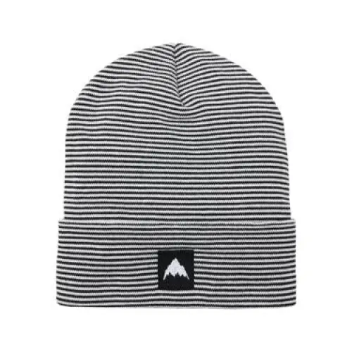 Burton Recycled Stripe Beanie True Black / Stout White 