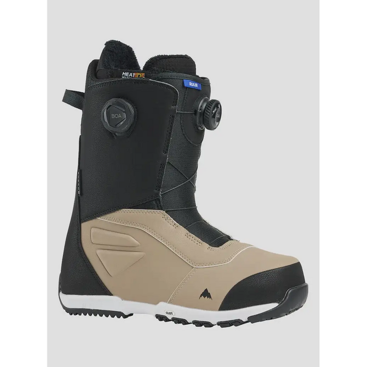 Burton Ruler BOA Snowboard Boots - Black / Summit Taupe / 8