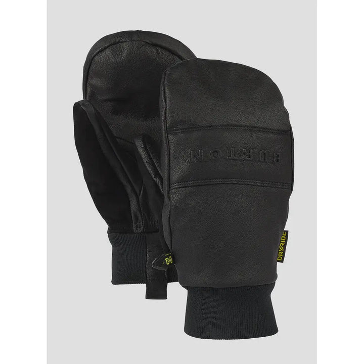 Burton Treeline Leather Mitts - True Black / XS