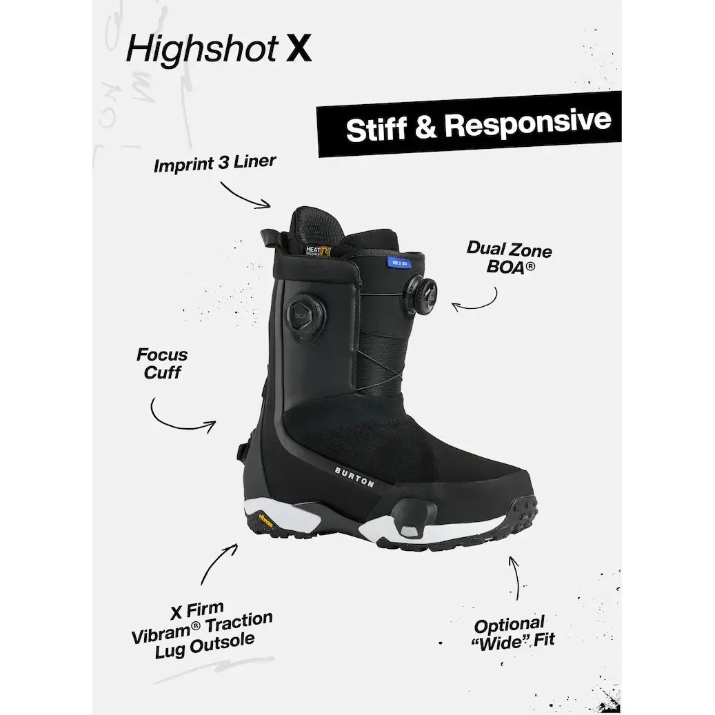 Burton Womens Highshot X Step On Snowboard Boots