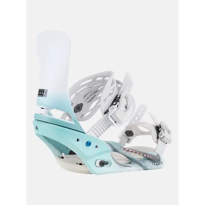 Burton Women’s Lexa Re:Flex Snowboard Bindings 2024 - White / Graphic / S