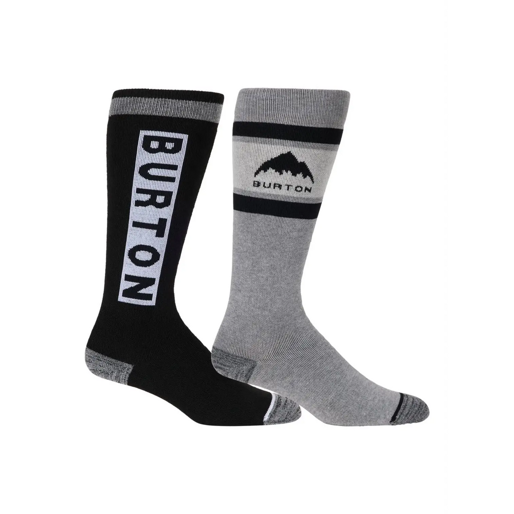 Burton Womens Weekend Midweight 2 Pack Socks True Black S / M 