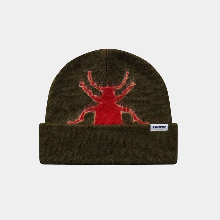Butter Goods Beetle Mohair Beanie Green 