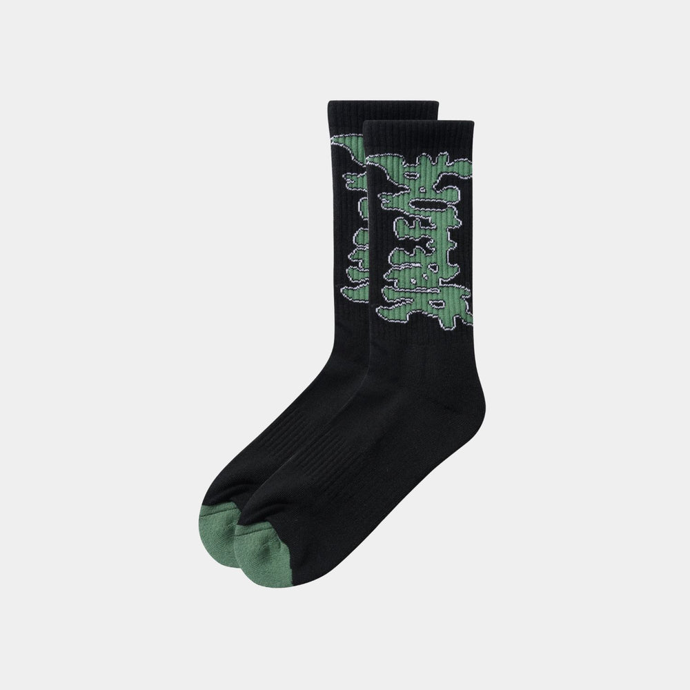 Butter Goods Blotch Socks Black 