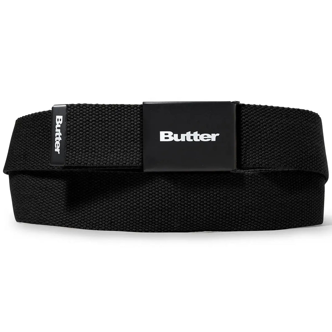 Butter Goods Logo Woven Belt - Black