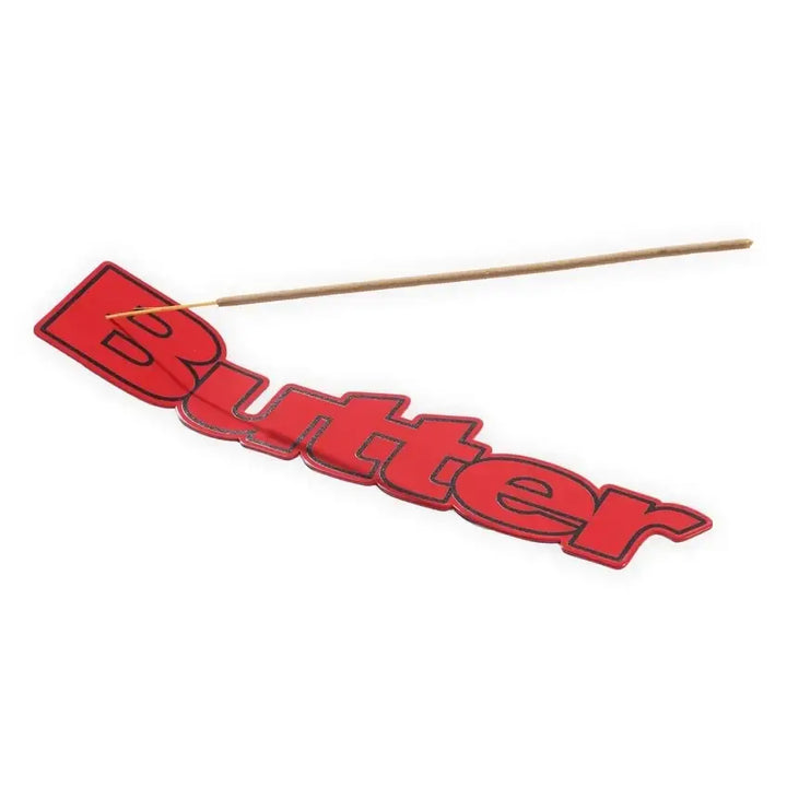 Butter Goods Metal Incense Holder - Red