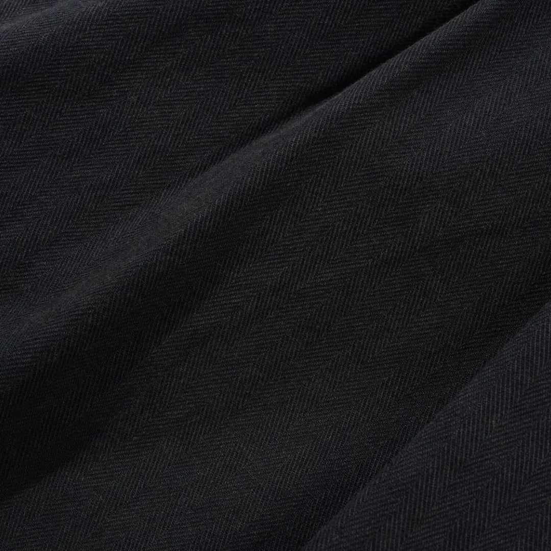 Butter Goods Pleated Trousers - Washed Black 
