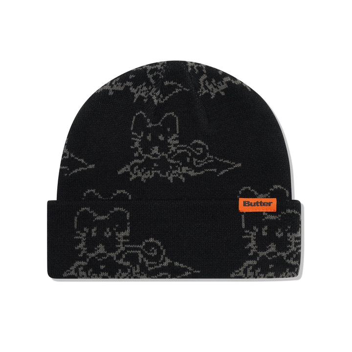 Butter Goods Rat Beanie Black 