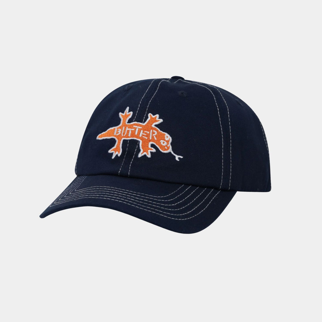 Butter Goods Reptile 6 Panel Cap Midnight 
