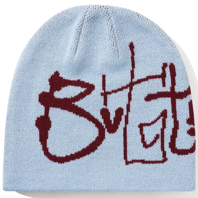 Butter Goods Scribble Skully Beanie Sky 