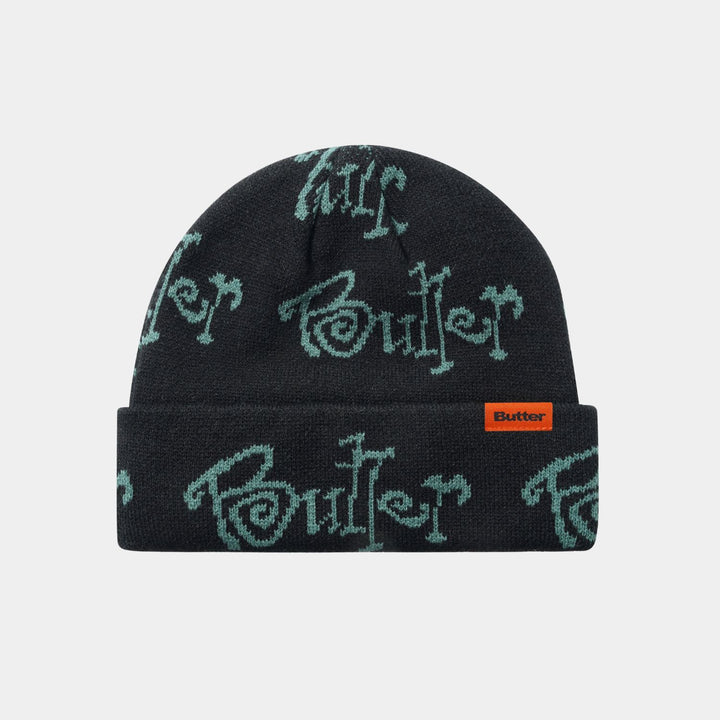 Butter Goods Sidewalk Beanie Black 