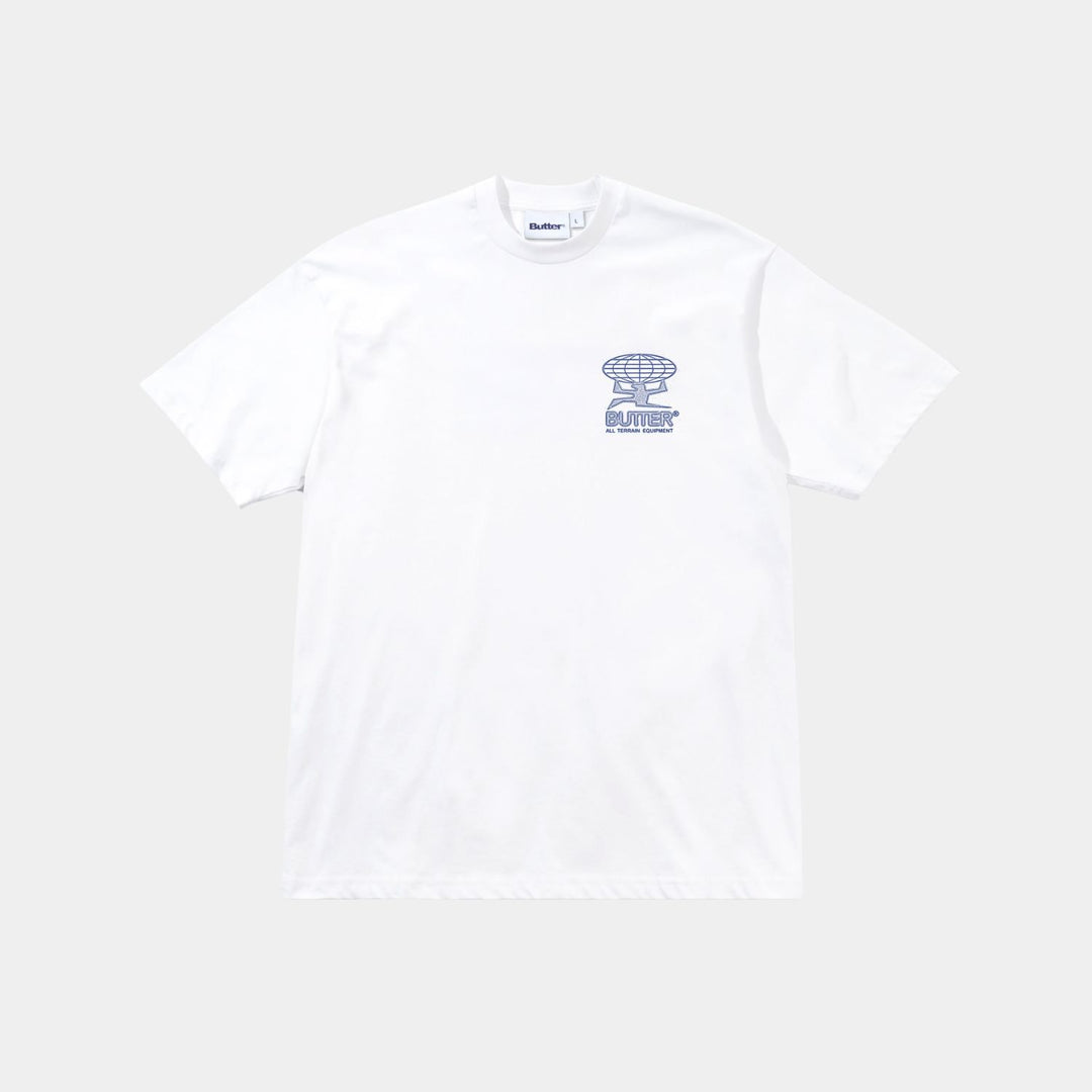 Butter Goods Terrain T-Shirt White S 