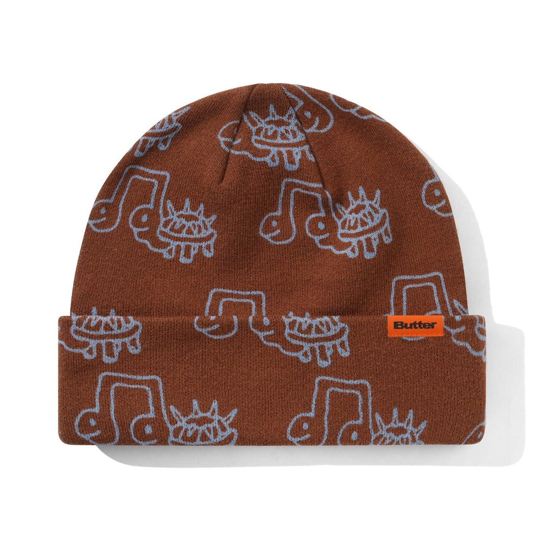 Butter Goods Turtle Beanie Brown 