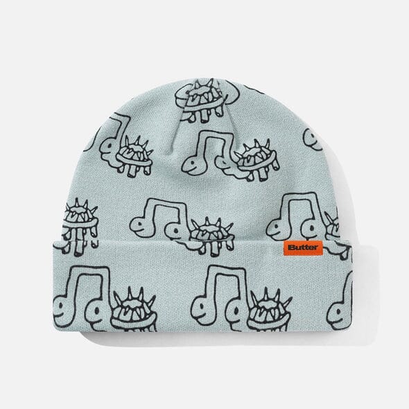 Butter Goods Turtle Beanie Grey 